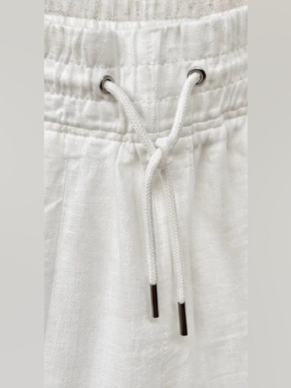 Athleta Cabo Linen Jogger White 100% Linen Pants Size 16 - Picture 7 of 8
